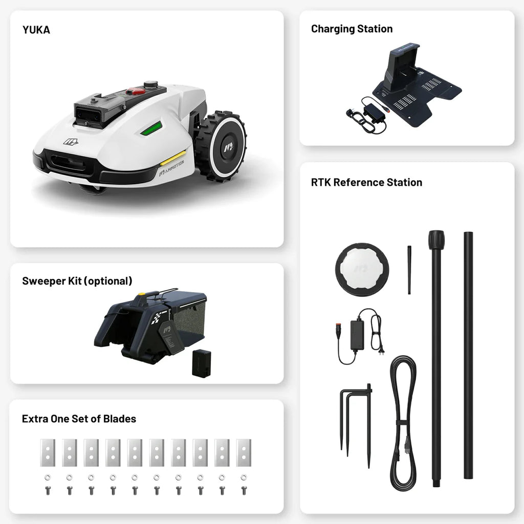 Mammotion YUKA 1500 Wireless RTK Robot Lawn Mowers