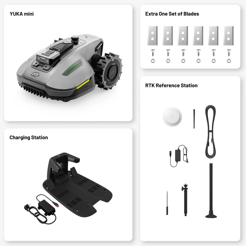 Mammotion YUKA mini Perimeter Wire Free RTK Robot Lawn Mower