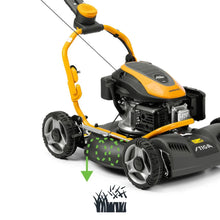 Load image into Gallery viewer, Stiga Multiclip 750 S 166cc Fulcrum Handle Self-Propelled Mulching Lawn Mower - 19" Cut