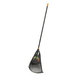 Fiskars XL Solid Garden Aluminium Shaft Leaf Rake JM1521