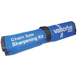 Vallorbe Chainsaw Chain Pro Sharping File Guide Kit - 7/32