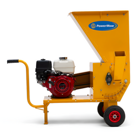 PowerMow CC-9000 8hp Commercial Chipper Shredder - 24-Blades