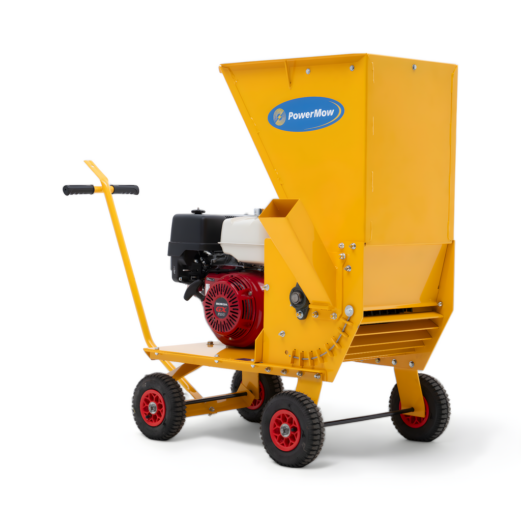 PowerMow CC-13000 13hp Towable Chipper Shredder - 30-Blades