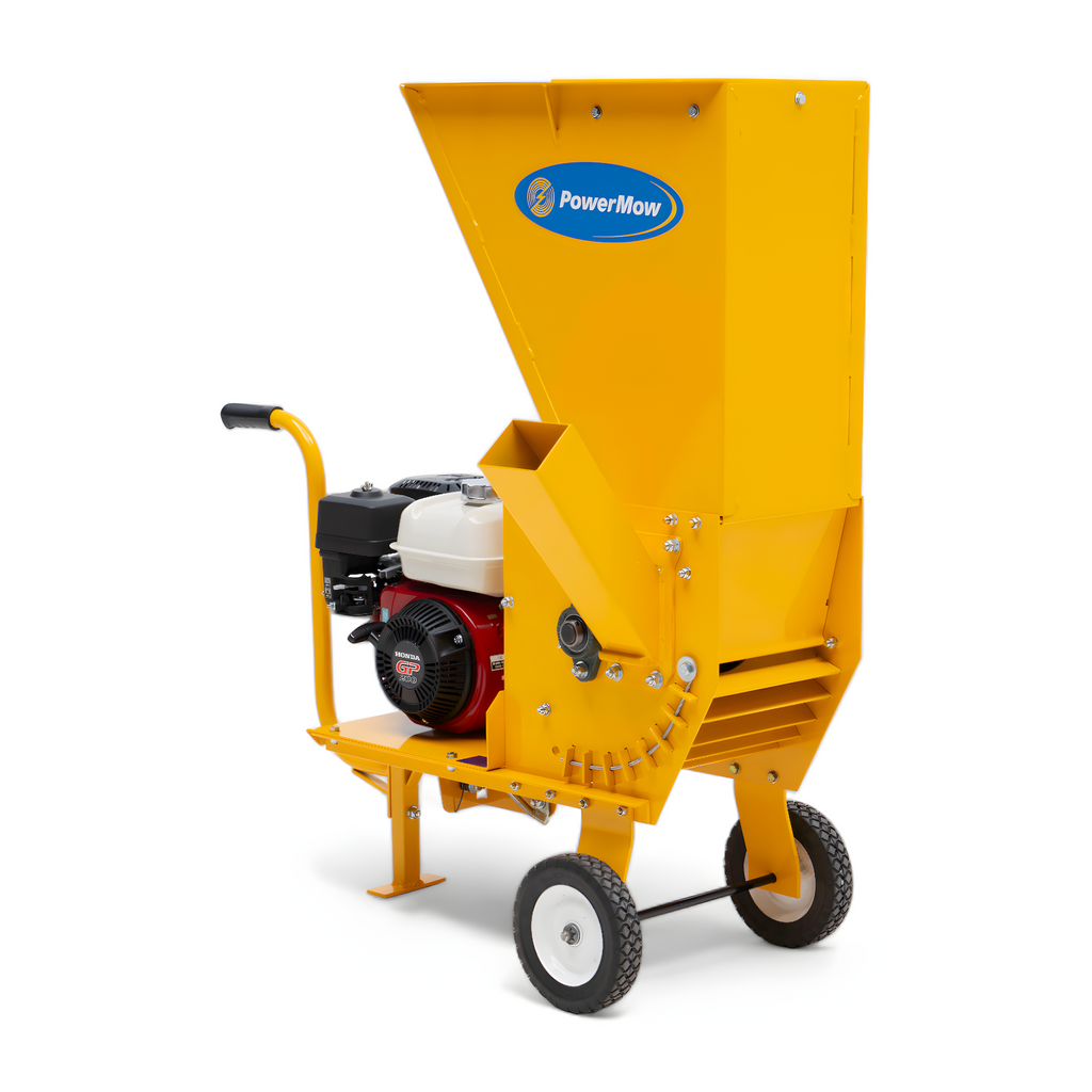 PowerMow CC-5500 4.8hp Chipper Shredder - 12-Blades