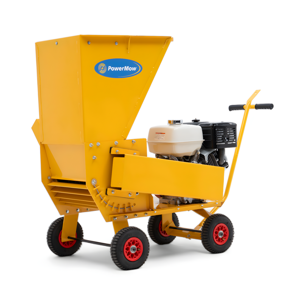 PowerMow CC-13000 13hp Towable Chipper Shredder - 30-Blades