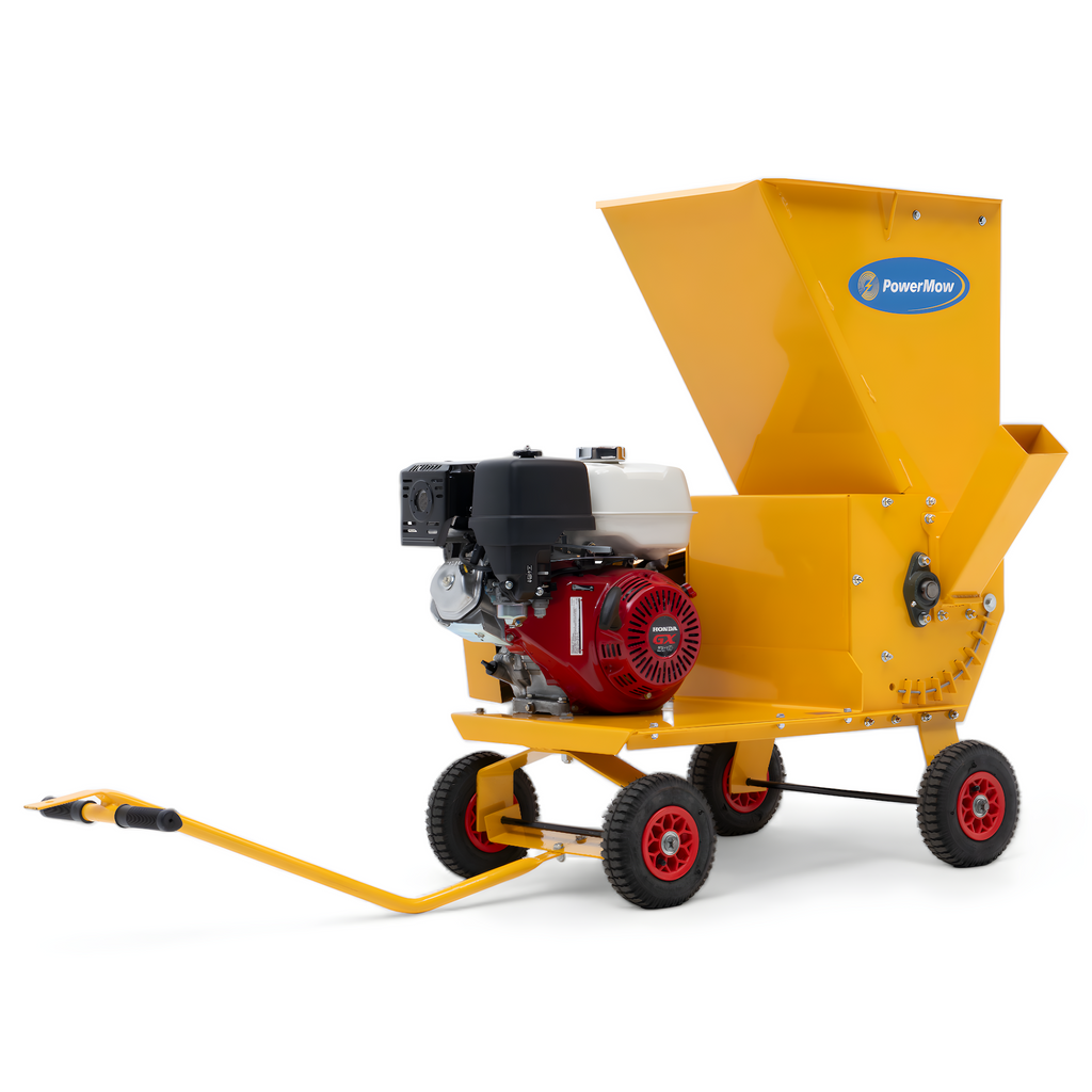 PowerMow CC-13000 13hp Towable Chipper Shredder - 30-Blades