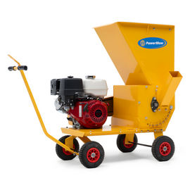 PowerMow CC-13000 13hp Commercial Towable Chipper Shredder - 30-Blades
