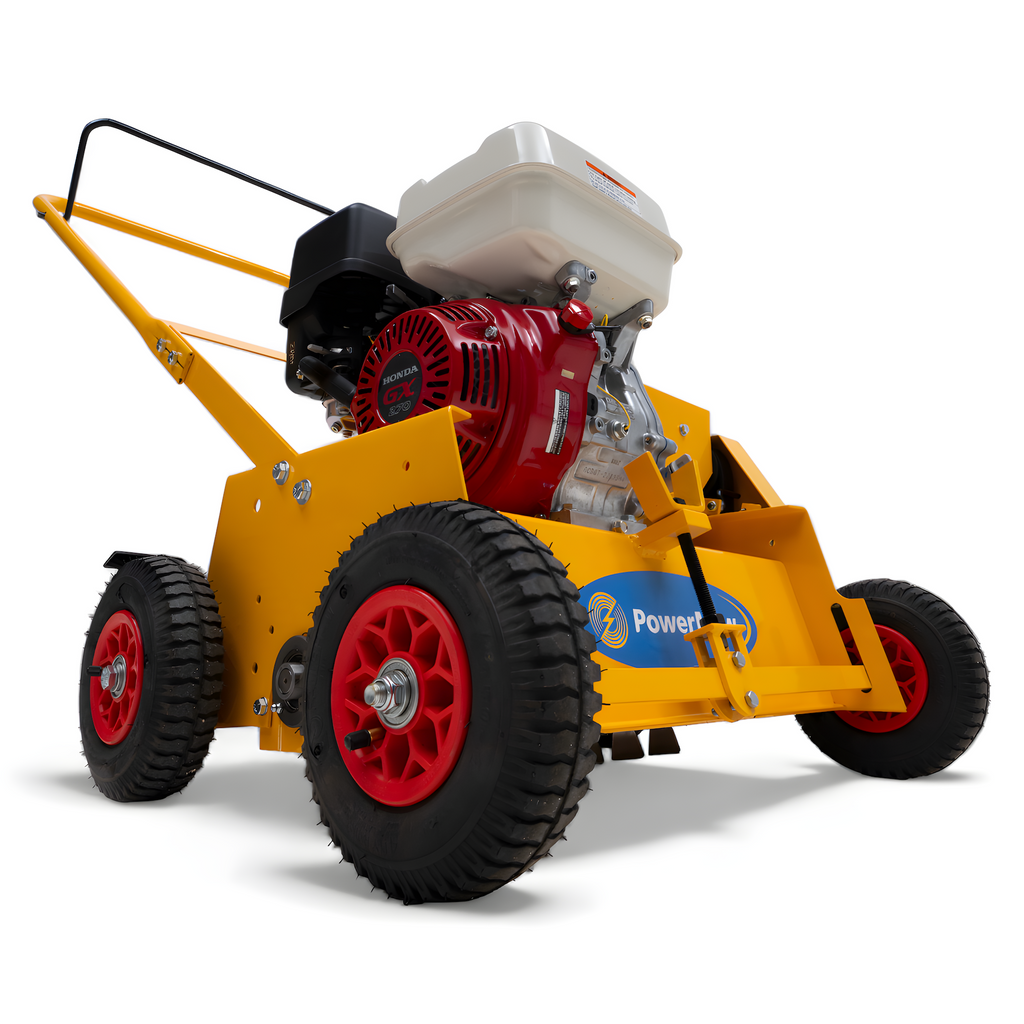 PowewrMow SCH 8hp Commercial Turf Scarifier - 420mm Working Width