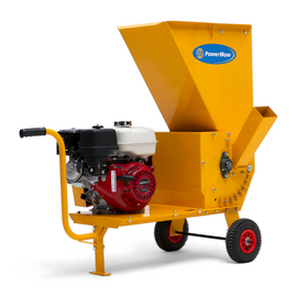 PowerMow CC-9000 8hp Commercial Chipper Shredder - 24-Blades