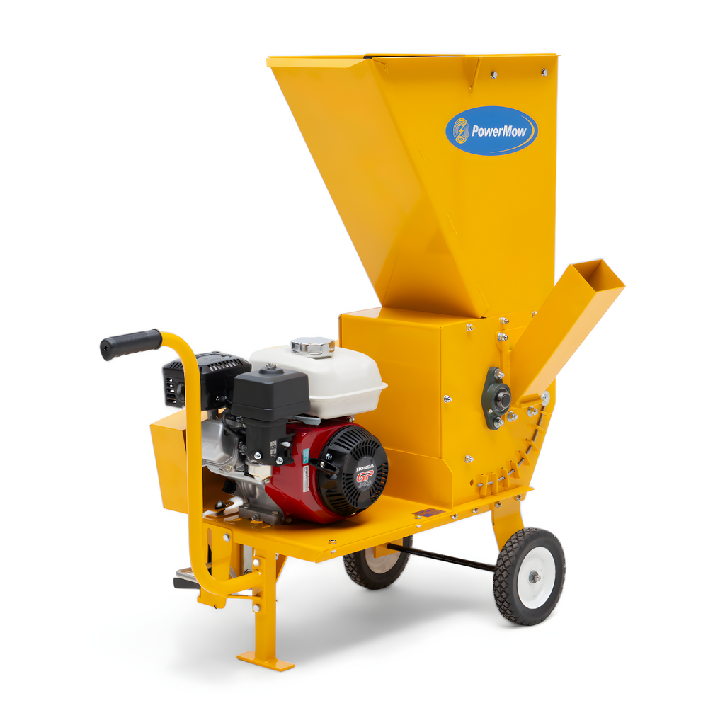 PowerMow CC-5500 4.8hp Chipper Shredder - 12-Blades