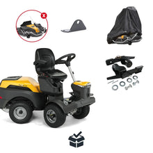 Load image into Gallery viewer, Stiga Park Park 700 WX Front-Cut 635cc 4-Wheel Drive Ride-On Mower - 110cm Combi QPLUS Deck