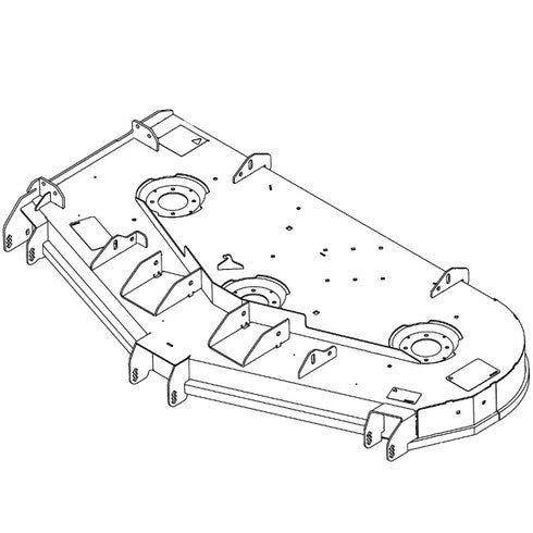 HUSTLER/Stens Deck Fab Fastrak 60" Side Discharge 554865
