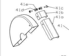 Masport 550492 Edger rubber Flap