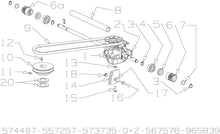 Load image into Gallery viewer, Masport MSV axle gear set 569178 and 569179  and 581092