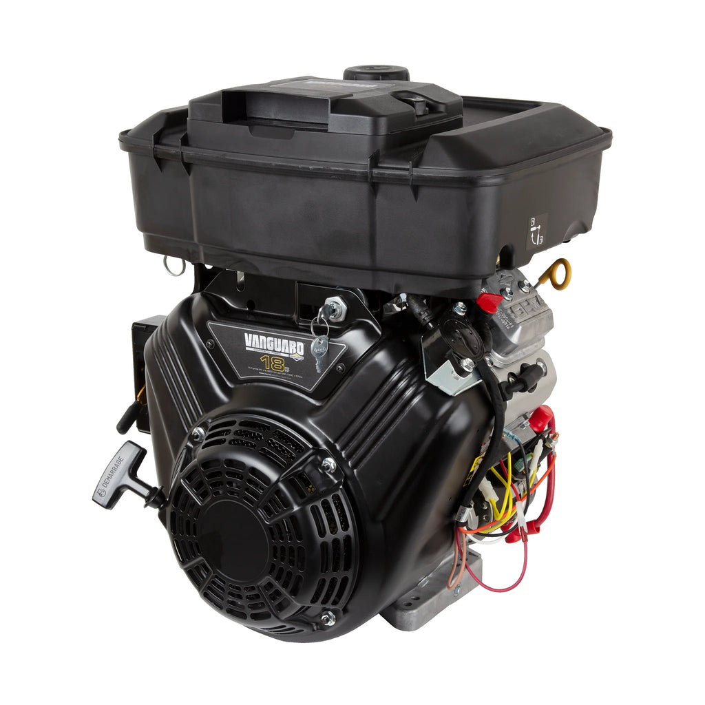 Briggs & Stratton 18hp Vanguard™ V-Twin Commercial Horizontal Taper Generator Shaft Engine with 8.5L Fuel Tank and (16 Amp Alt) 356447-0698