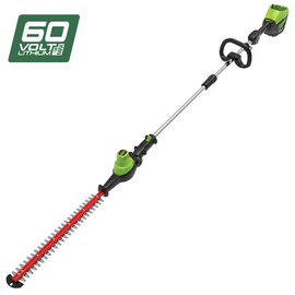 GREENWORKS 60V Pro Pole Hedge Trimmer 50cm (2.4m Reach) 4.0Ah Battery & Charger Kit