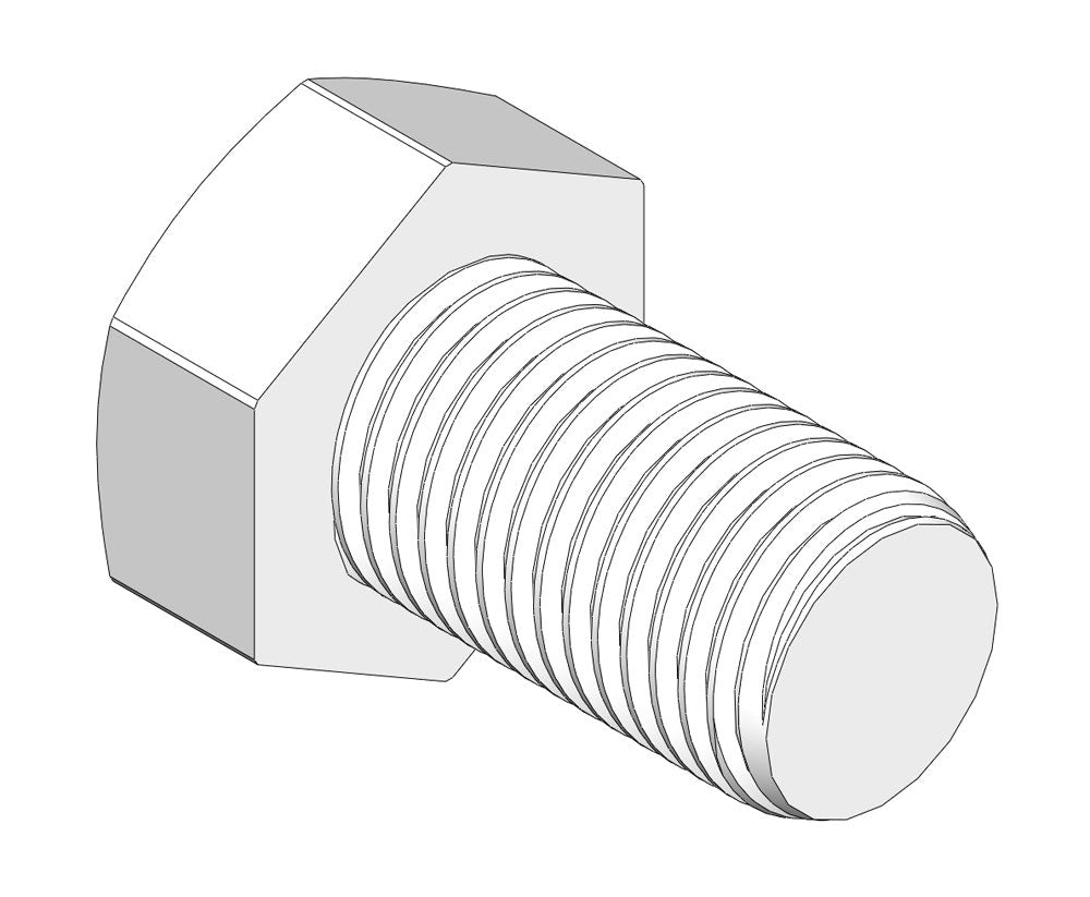 R&R BOLT HEX 3/8"-24 X 5/8" R3211-3