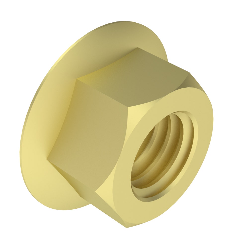 R&R FLANGED LOCKNUT 3/8"-16 R32128-19