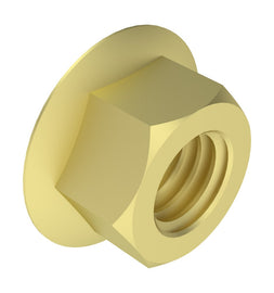 R&R FLANGED LOCKNUT 3/8