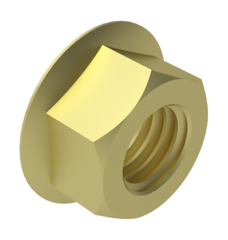 R&R HEX FLANGED LOCKNUT 1/2"-13 R32128-23