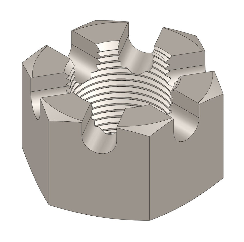 R&R SLOTTED NUT 1-1/4"-12 R32136-9