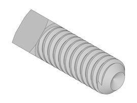 R&R Set Square Head Screw 1/4