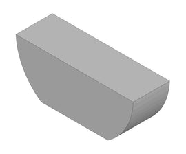 R&R WOODRUFF KEY R3257-32