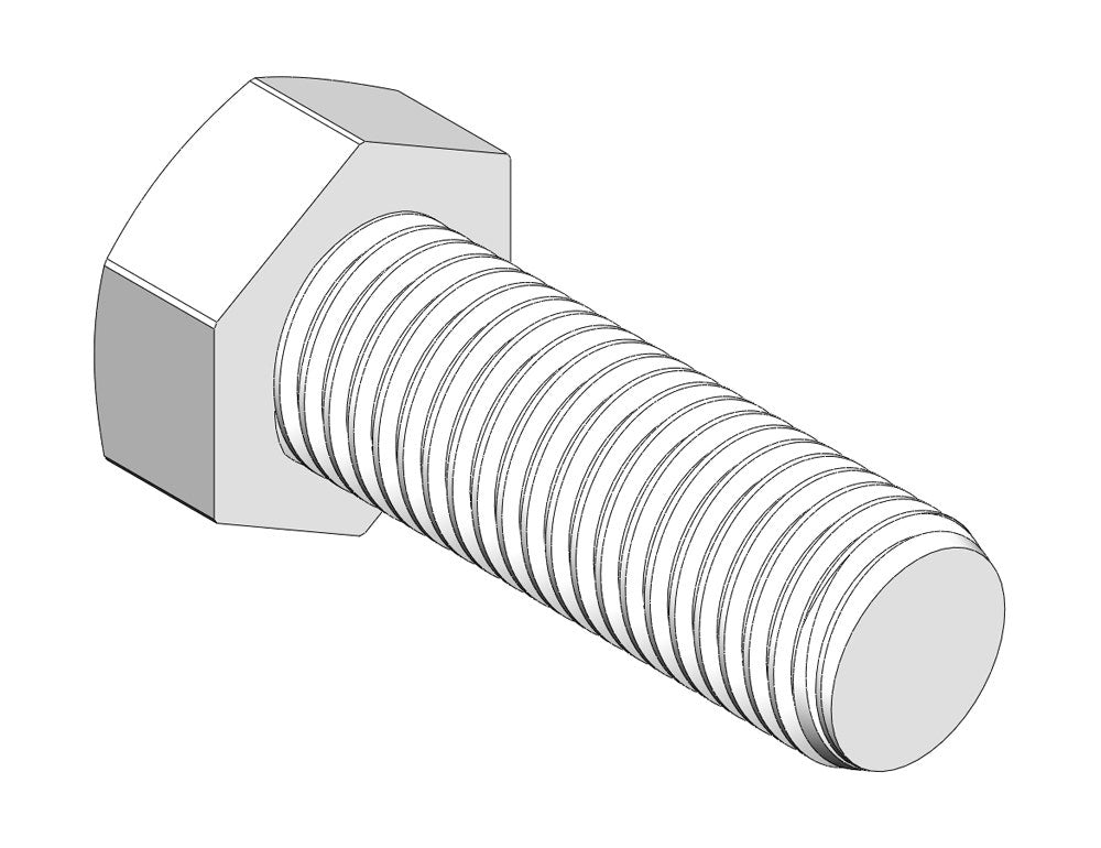 R&R HEX HEAD BOLT M16-2.0 X 45 R33118