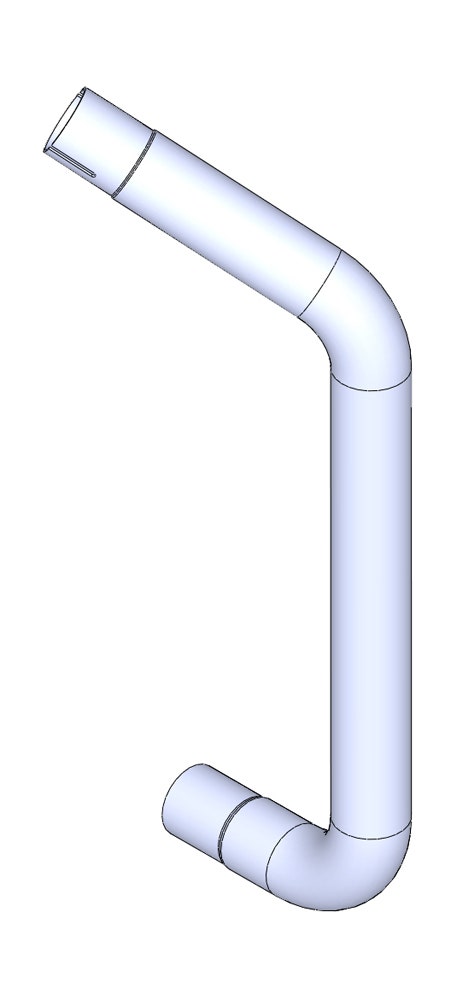 Briggs & Stratton/John Deere 60000/80000/93000/110900/112200 Exhaust Pipe R335919