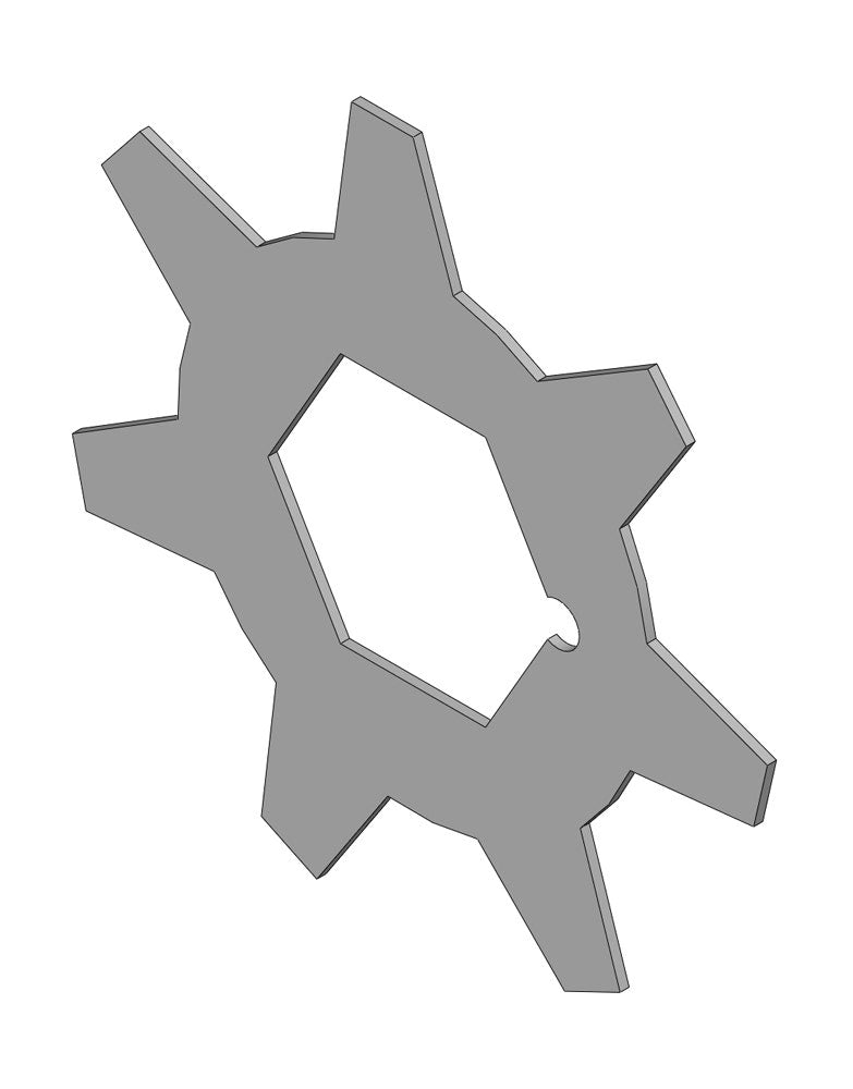 R&R Verti-Cut Blade 2-3/8" DIA, SKU: R363014