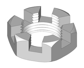 R&R CASTLE NUT R5-1462