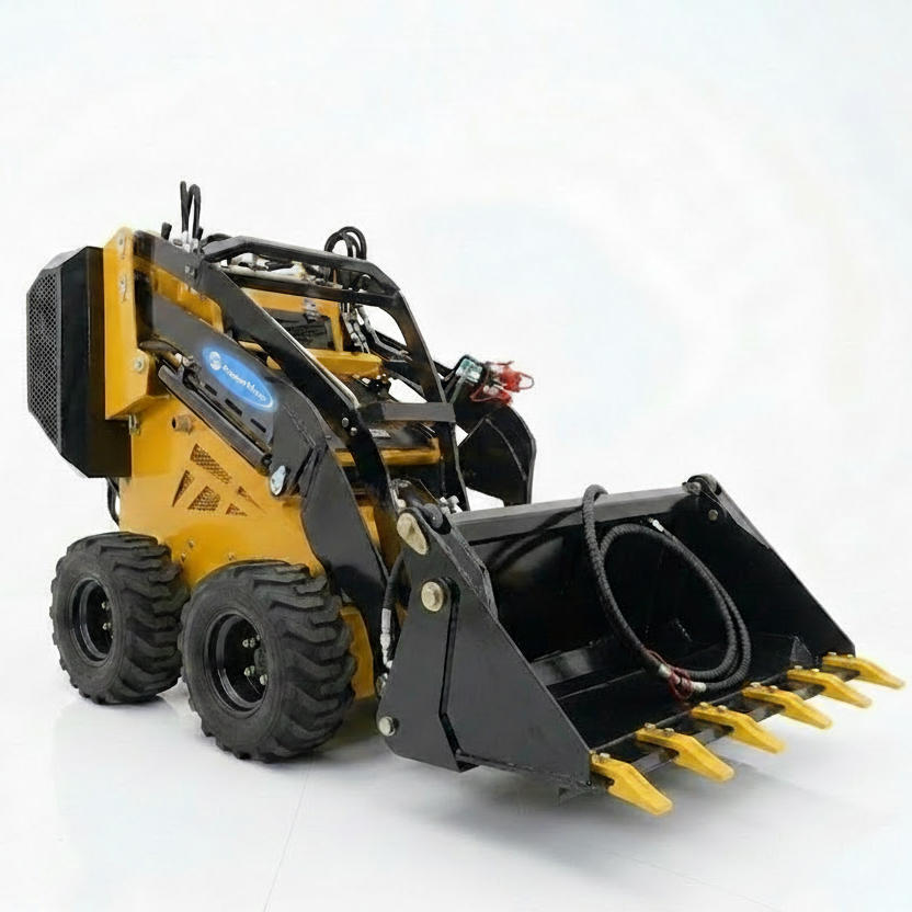 PowerMow DuraDrive Series 500W Wheeled Compact HD Utility Mini Skid Loader
