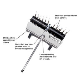 Echo/Shindaiwa PAS PRO THATCH PAS X-Series Multifunction Lawn Dethatcher Attachment