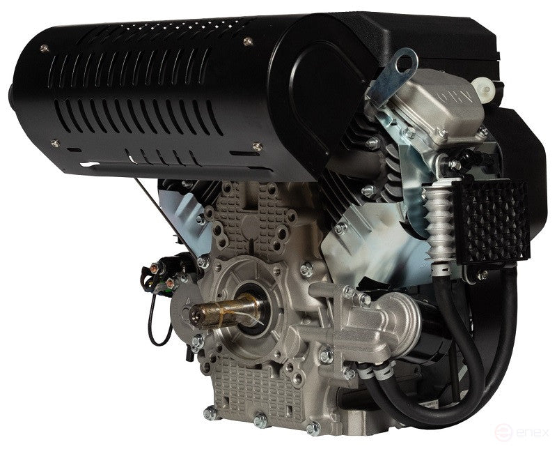 Loncin 678CC V-Twin  1" (25.4mm) Horizontal Shaft Electric Start w/ Muffler Engine LC2V78F-2