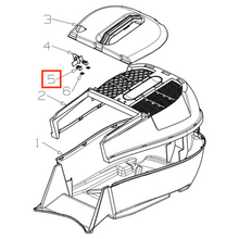 Load image into Gallery viewer, Masport/Morrison Genuine 19&quot; 600AL/MSV5000/490 4n&#39;1/3000ST/5000 ST Walk-behind Mower Clamp Catcher Indicator Retainer 582550