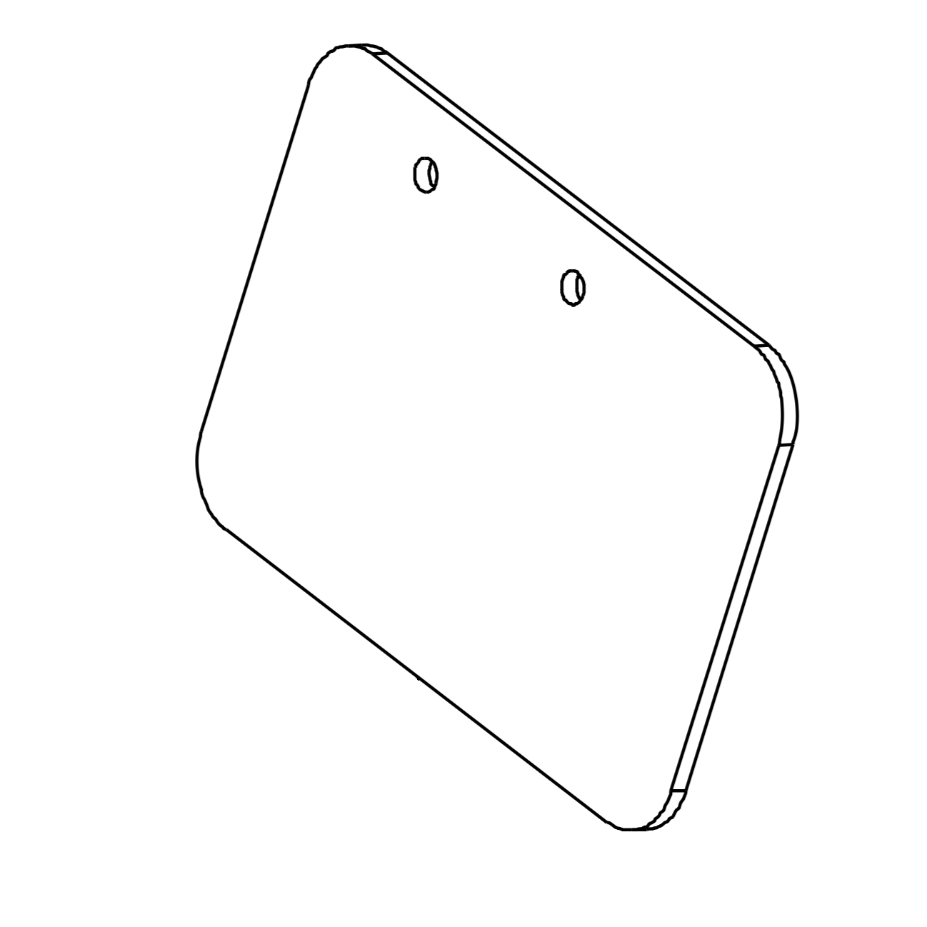 Orec RM982F Rubber Deck Side Front Flap 0244-61800