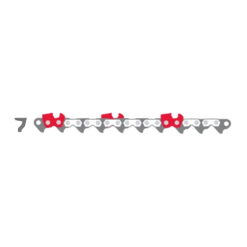 CARLTON® Saw Chain Loop .040" .063" Full-Chisel Skip-Tooth B3LMSK 100ft Bulk Roll