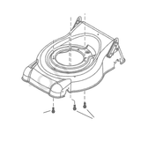 Victa/Yardking/Cheeta Genuine Walk-Behind Mower Bolt Kit Hex Flange M8 x 25 Set of (3) 80104746