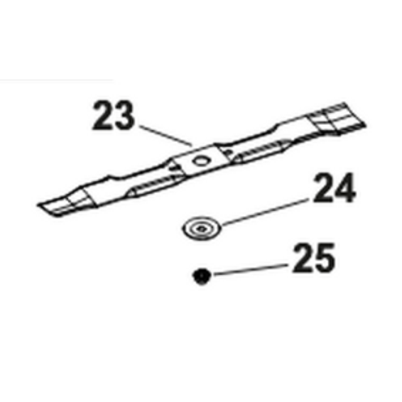 Victa Genuine E-Ride 2692042 38" Bar Blade Mulching Kit 80128395