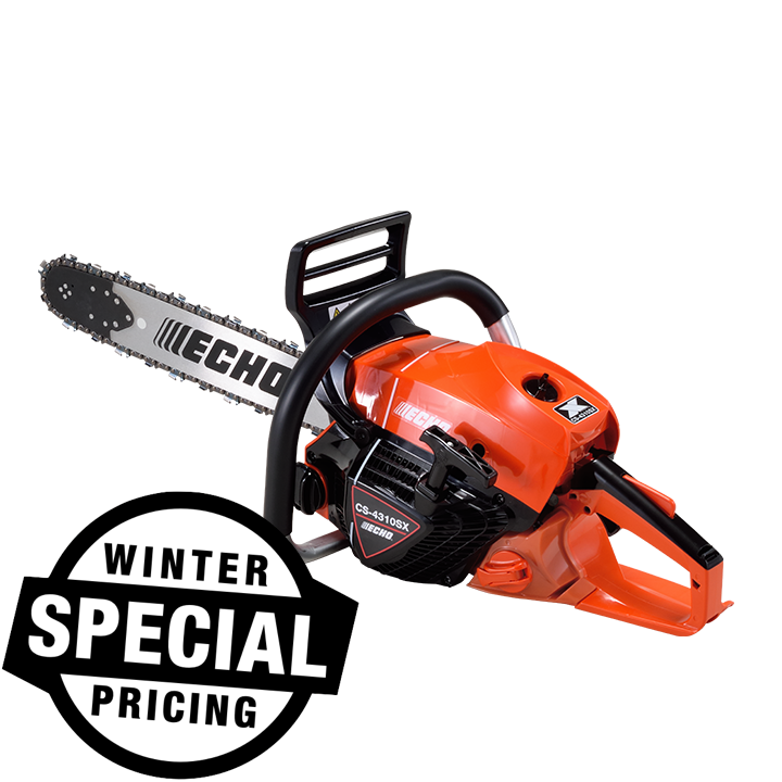 Echo CS-4310SX 42.9cc X-Series Ultra Light Rear-Handle Chainsaw - 18" Bar