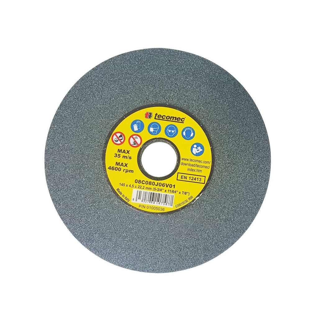 Tecomec Tungsten Chainsaw Chain (.325", 3/8", .404") Grinding Wheel - 145x22.2x4.5mm K00204040