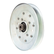 Load image into Gallery viewer, Briggs &amp; Stratton Ferris 48&quot;-61&quot; Cutter-Deck 5.83” OB x .38” ID Fixed V-Idler Pulley 5102093YP