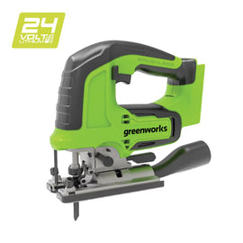 GREENWORKS 24V Cordless Jigsaw 2.0Ah Battery & Charger Skin 3601407AU-Kit-2