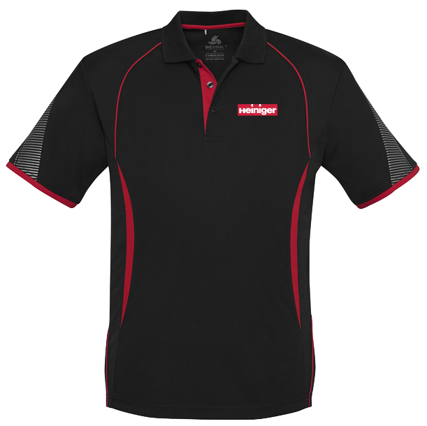 Polo Shirt - Black / Red